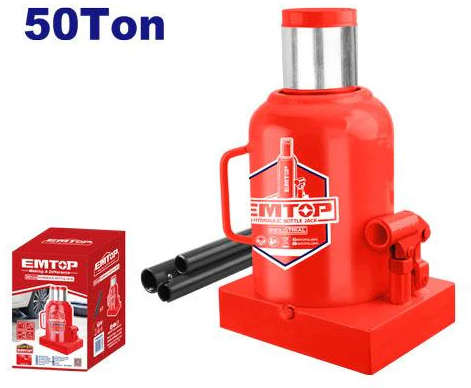 EMTOP Hydraulic Bottle Jack 50Ton EHJK1501