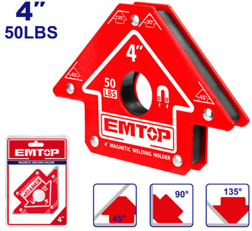 EMTOP Magnetic Welding Holder 4 inch EMWH50042