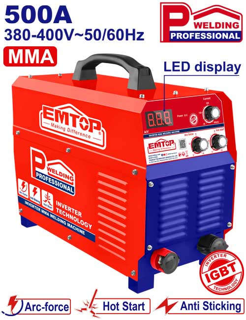 ایمتوب ماكنة لحام MMA قدرة 500 امبير EWDEM4081