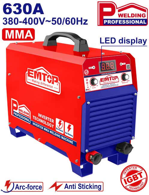 ایمتوب ماكنة لحام MMA قدرة 630 امبير EWDEM6381