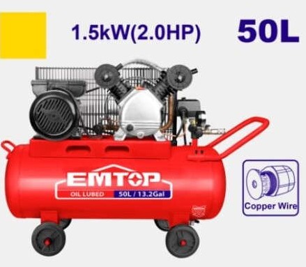 ایمتوب كمبريسر هواء كهربائي 1500 واط 2.0 حصان 50 لتر EACPB20503