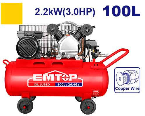 ایمتوب كمبريسر هواء كهربائي 2200 واط 3.0 حصان 100 لتر EACPB30103