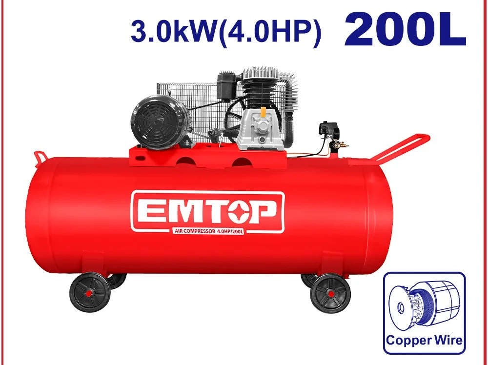 ایمتوب كمبريسر هواء كهربائي 3000 واط 4.0 حصان 200 لتر EACPB40203