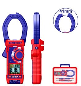 EMTOP Digital Clamp Meter 6000 Counts, Measures 1000A/750V EDMR7610002