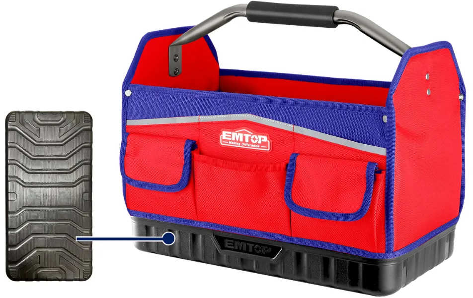 EMTOP Tool Bag with plastic base 16 inch and Max load 15 kg ETBG38164