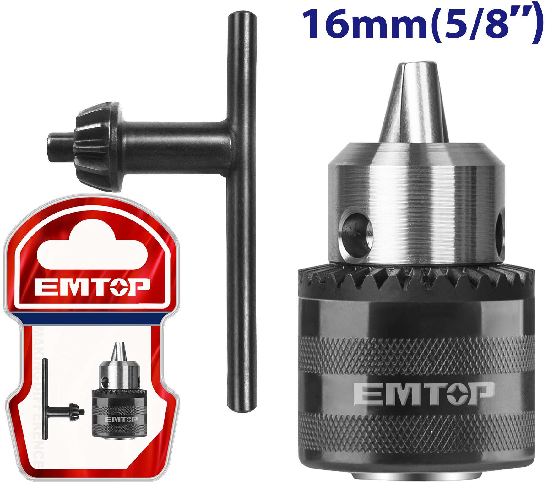 ایمتوب راس دريل صناعي، 3 إلى 16 مم، سن 1/2-20UNF، EKCY1601