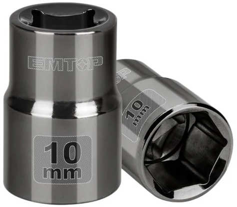 EMTOP Hexagonal Socket 1/2inch Size 10mm ESCT12101