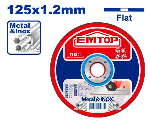 EMTOP Abrasive metal cutting disc EACD121251