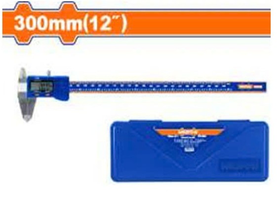 WADFOW Calipers Measures Metric And Inch Stainless Steel Digital Length 300mm WVC2B30