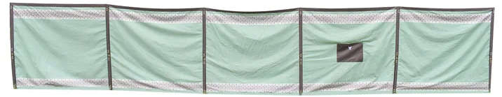 ALHOR Foldable free-standing awning with a green bag, 8m x 1.7m RUR-172
