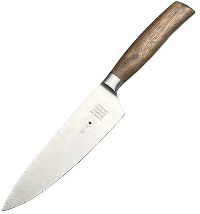 F.HERDER Chef's knife or fork, hammered walnut wood, 16 cm 914.16