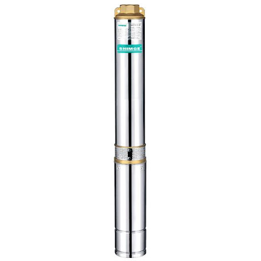 Shimge Deep Well Submersible Pump, 2200W 3.0 HP 80 L/min Pump Diameter 1.5 inch 4SGM3/30-2.2t