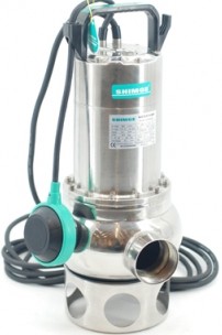 Shimge Stainless Steel Submersible Sewage Pump, 1.5kW 2.0 HP 22 m³/h 2 inches WSD30-22-1.5B(A)