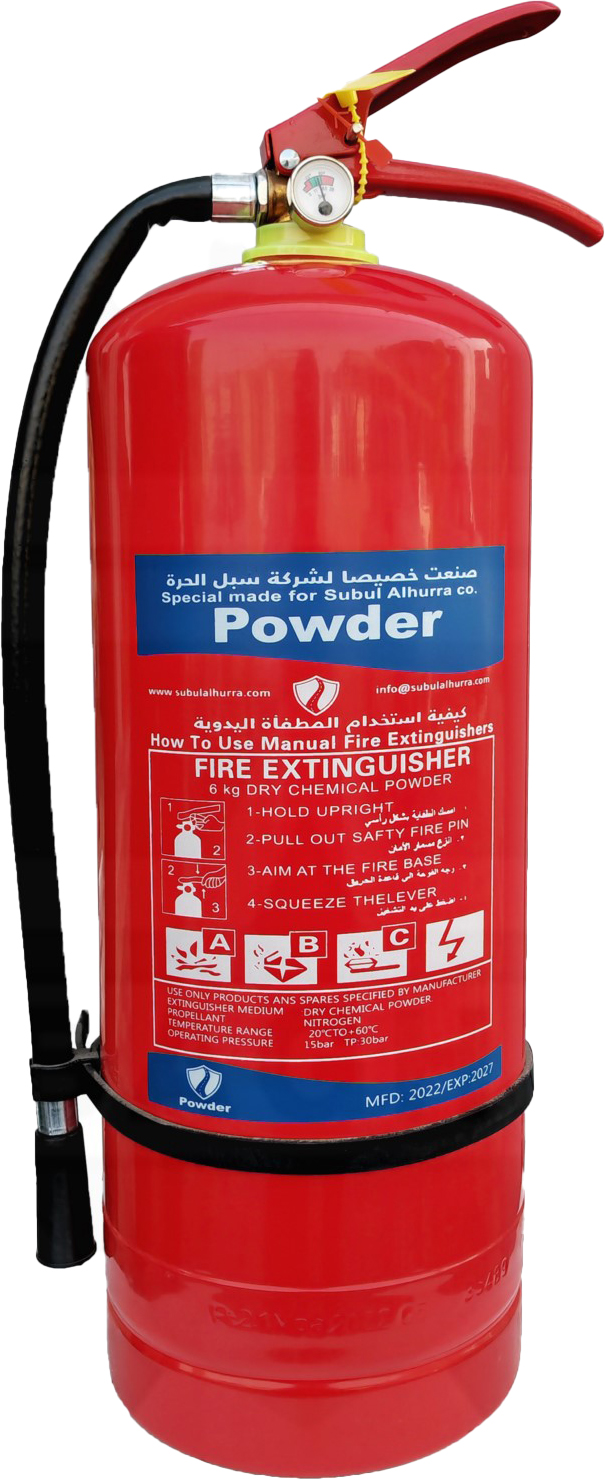 Powder Fire Extinguisher 6 Kg