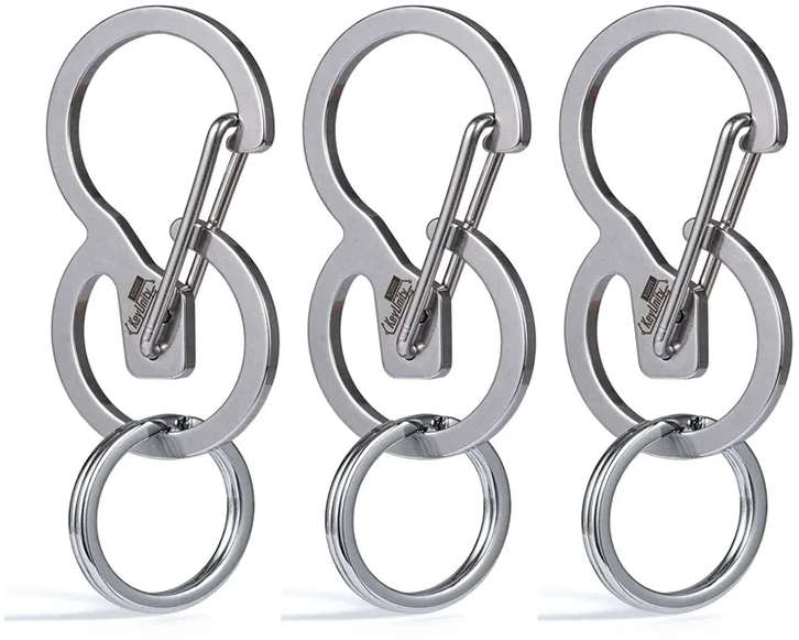 KeyUnity 3pcs Stainless Steel 5.7cm KS01