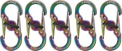 Nite Ize S-Biner MicroLock AL-5 Pack 3.3cm LSBM