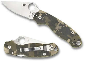 Spyderco Para® Folding Knife 3 inch 3 G-10 Camo RUR-326