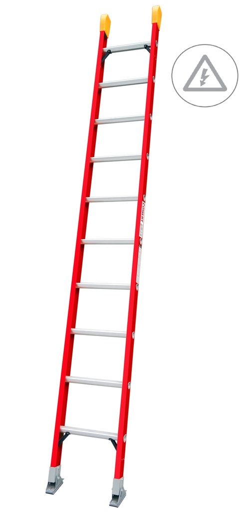 High-pressure insulated fiberglass ladder, 5 meters + 5 meters OSMQ220