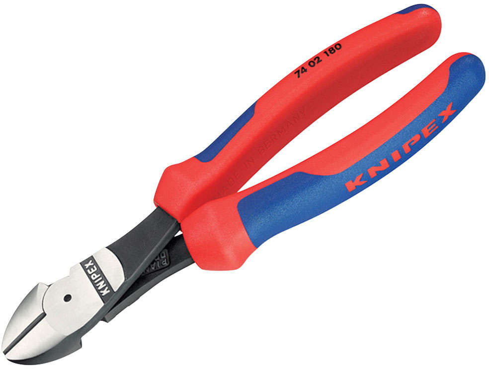 KNIPEX Diagonal Cutter, Cutting capacity 3.8mm 74 02 180 SB