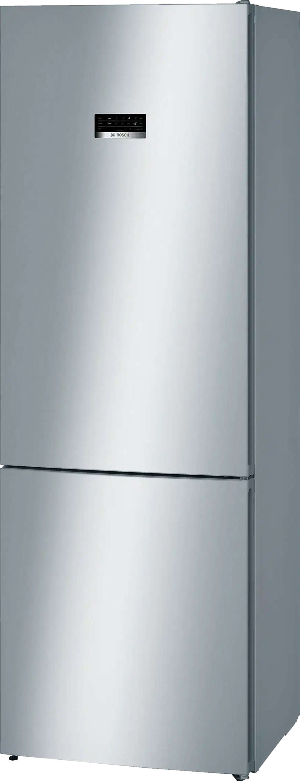 Bosch 435L Freestanding Bottom-Freezer Fridge-Freezer, 203 x 70 cm, Total No Frost, VitaFresh Drawers, Stainless Steel Look KGN49XL30U