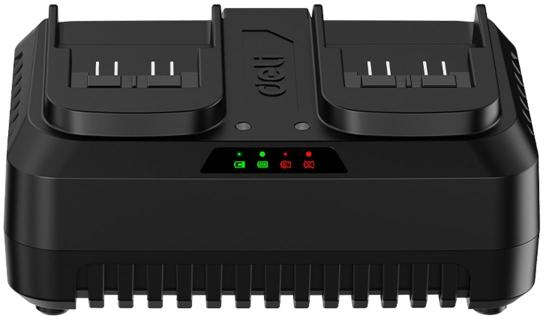 Deli 20V 4A dual charger for Li-Ion power tool batteries DE-CD20D4
