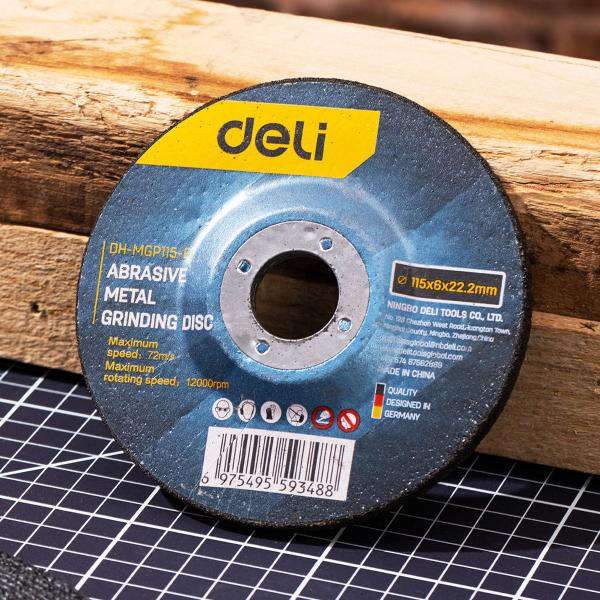 Deli Abrasive Grinding Wheel 115mm DH-MGP115-E1