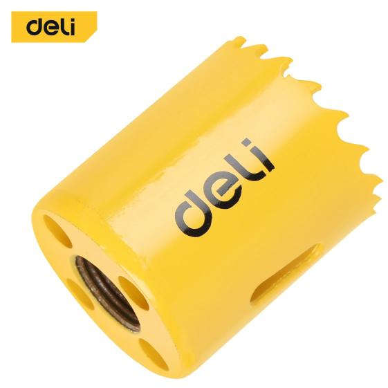 Deli Bi-Metal Hole Saw with 32mm Diameter for Efficient Drilling DH-SKK032-E1