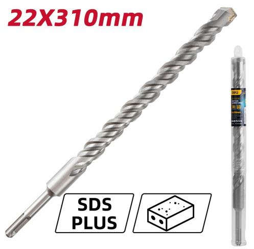 Deli Concrete drill bit SDS Plus 22mm diameter 310mm length DH-Y22310