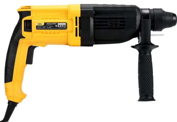 Deli 800W 26mm Corded Rotary Hammer Drill with 3 Modes and SDS-Plus Chuck DL-DC26-E1