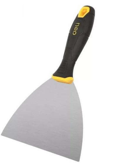 Deli Plastic handle putty knife with 6-inch stainless steel blade DL-HD6