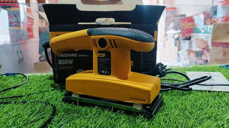 Deli 300W finishing sander with 93x185mm rectangular sanding base and 12000rpm no-load speed DL-SG180-E2