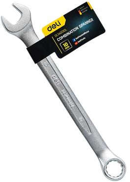 Deli Combination spanner wrench 10mm with nickel coating and plum blossom opening DL140010L