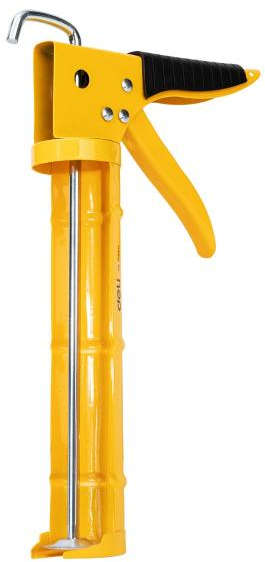Deli 9-inch steel caulking gun with 360-degree rotating frame DL2350