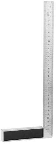 Deli Steel angle square 400mm with aluminum die-cast base DL302350