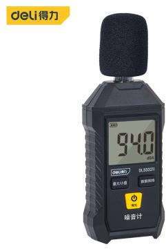 Deli Digital noise meter 35-130 dBA mini sound level meter DL333211