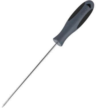 Deli Magnetic Phillips screwdriver PH1 x 100mm with industrial-grade S2 alloy steel and oil resistant finish DL645100
