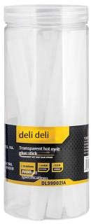 Deli Hot melt glue gun sticks refill set 11x140mm 21 pieces transparent DL390021A