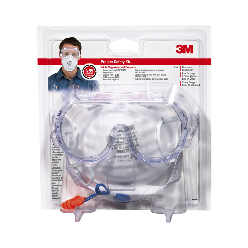 3M Tekk Clear Multi-Purpose Project Safety Kit PROJECTH1-DC