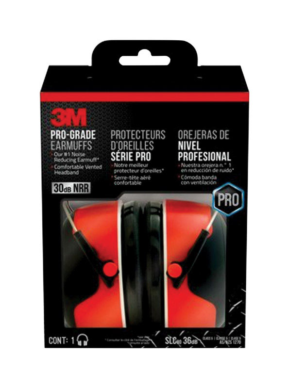 3M-ثري أم واقيات اذن سوداء فولاذية قابلة لإعادة الاستخدام، 30 ديسيبل 90565-4DC-PS
