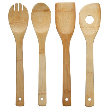 5Five Simply Smart 4-Pcs Bamboo Utensils Set 120058