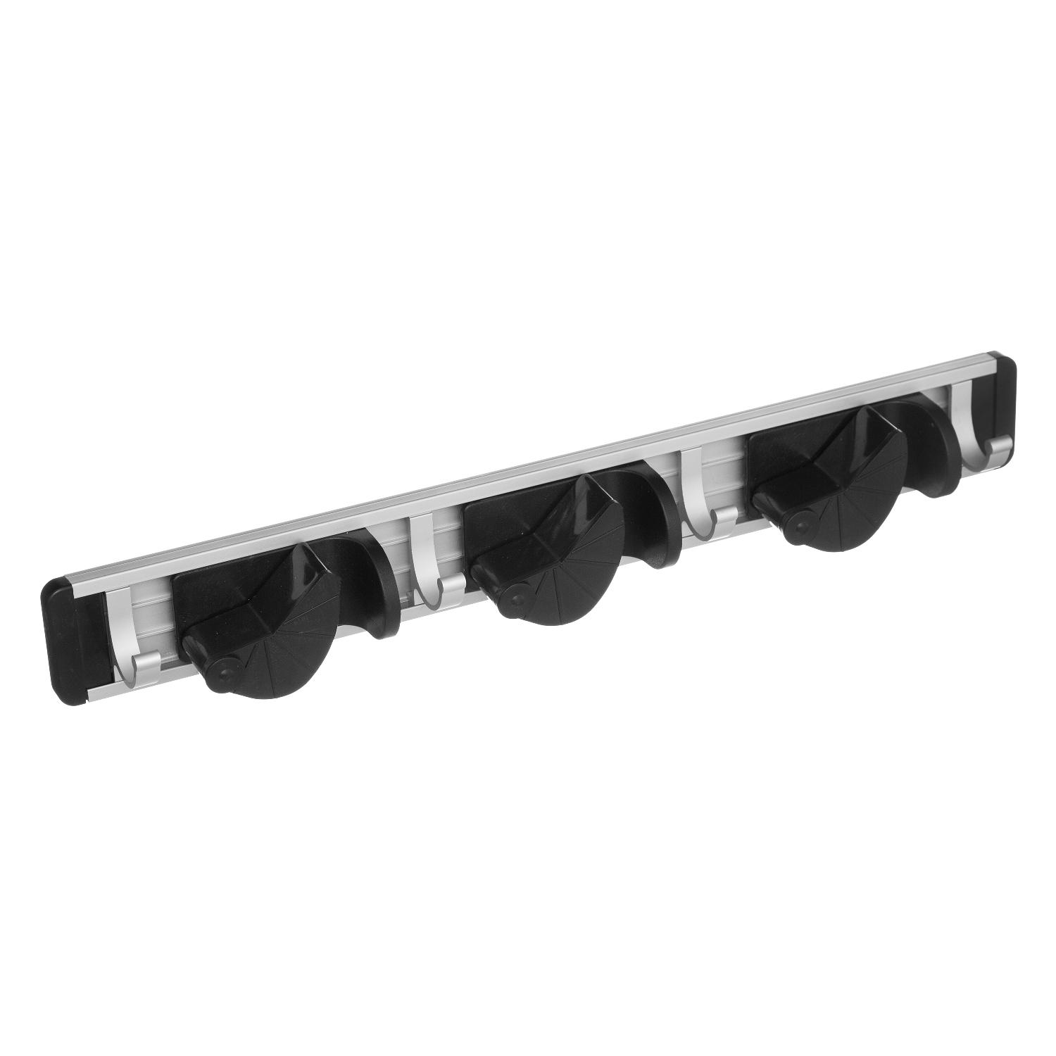 5Five Simply Smart Broom Holder, 3 Holder + 4 Hooks 164574