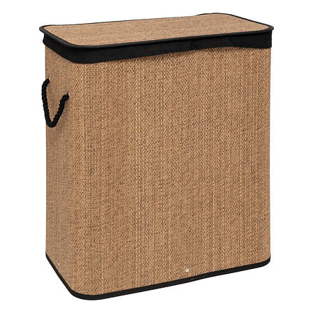 5Five Simply Smart Laundry Basket, 100 Ltrs, 52 x 32 x 63 cm H, Bamboo, Natural Color 205000