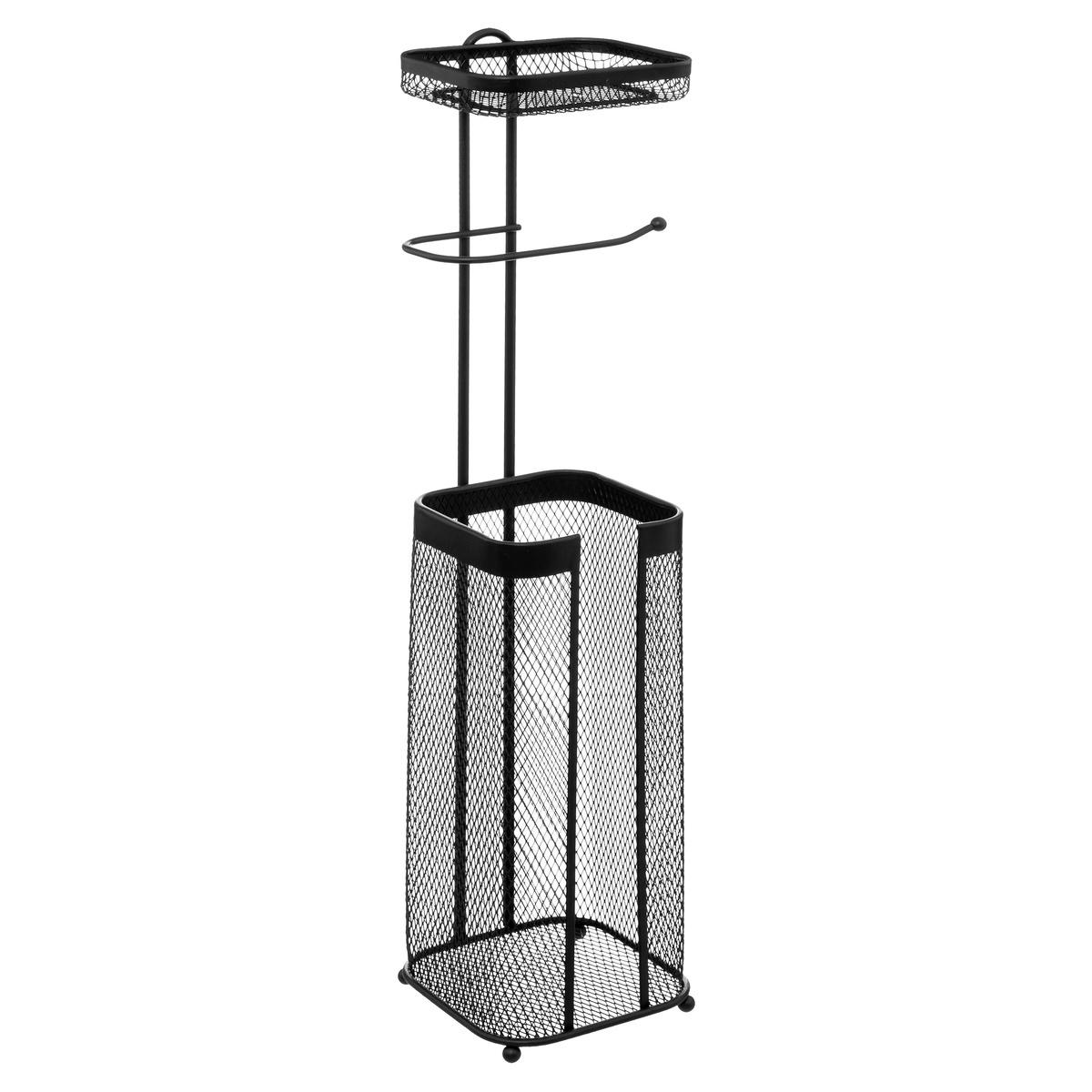 5Five Simply Smart Mayaj Paper Towel Holder, 73.3 cm, Metal, Black 174772