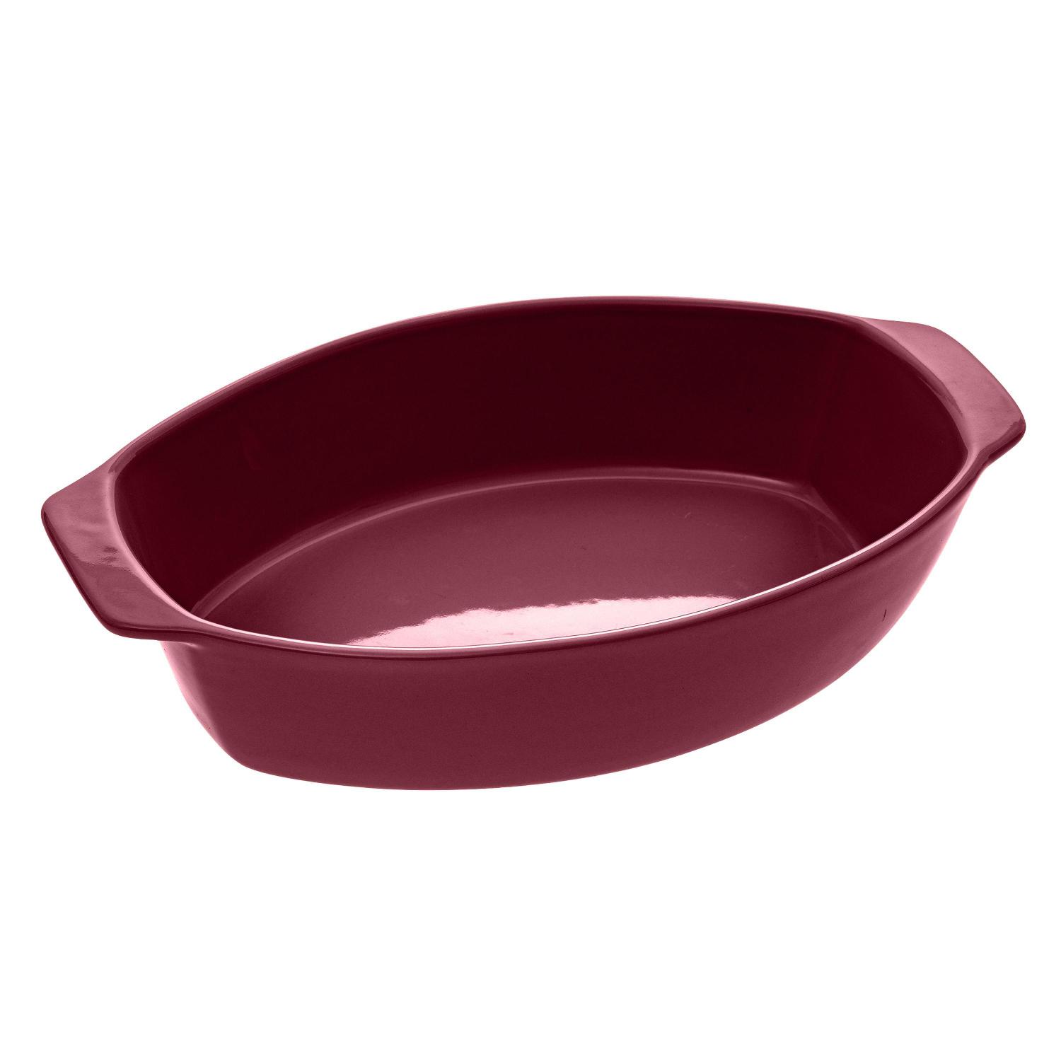 5Five Simply Smart Oval Dish, 39 x 24 cm, Ceramic, Red 151444A
