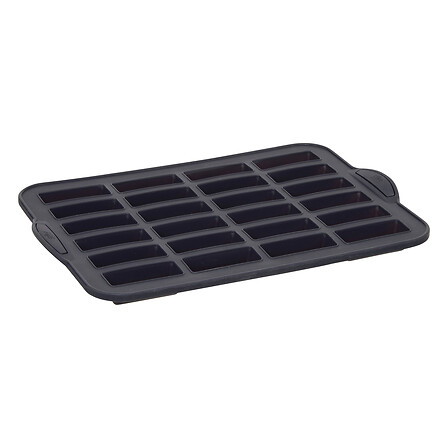 5Five Simply Smart Silitop 24-Cups Muffin Pan, Silicone, Gray 115169