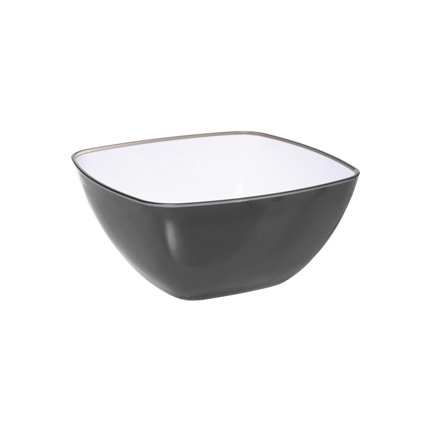5Five Simply Smart 5Five Simply Smart 5five Simply Smart Square Salad Bowl 14 Charcoal Color 150009b 14 cm size: 14cm