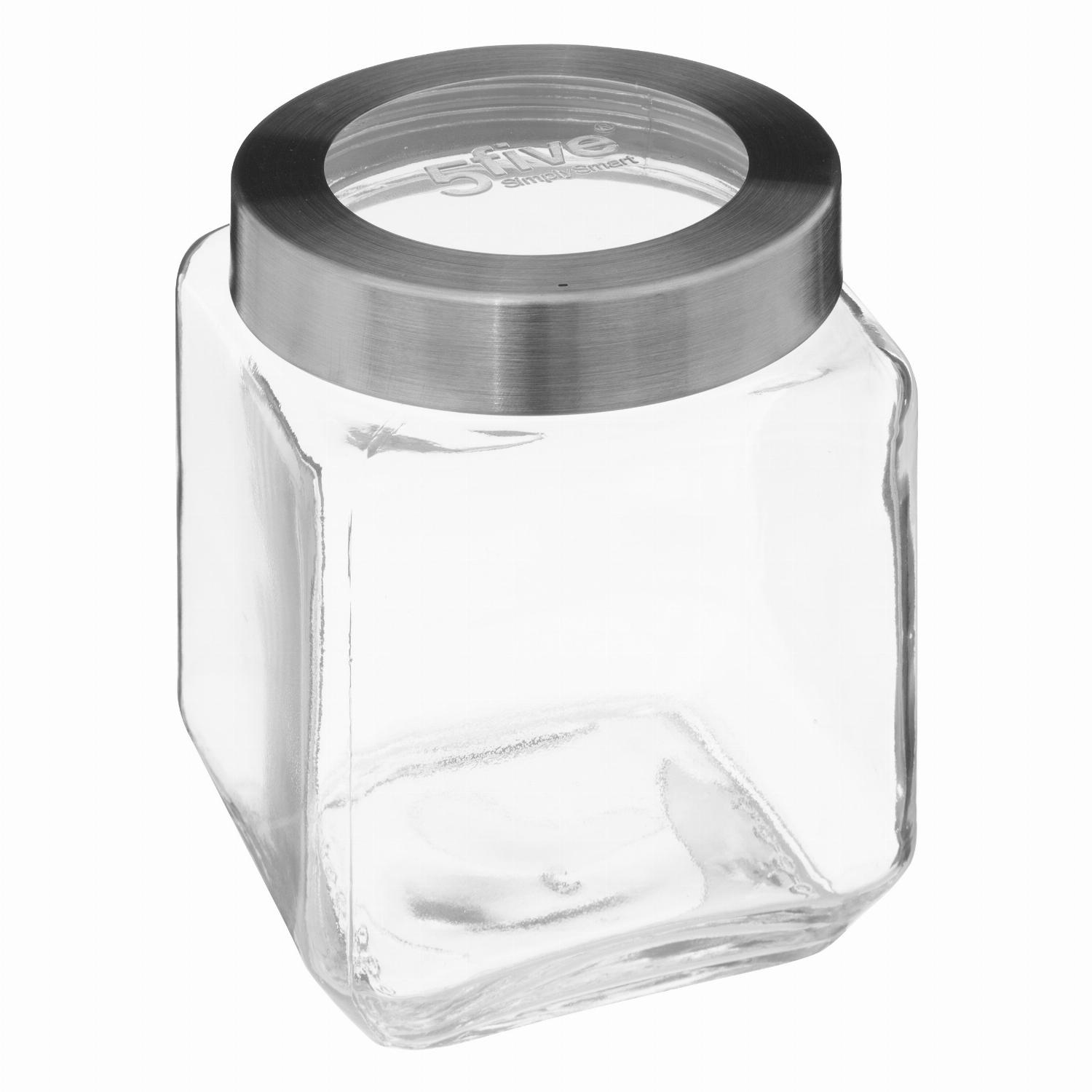 5Five Simply Smart Miro Glass Jar, 1.2 Ltrs 189562