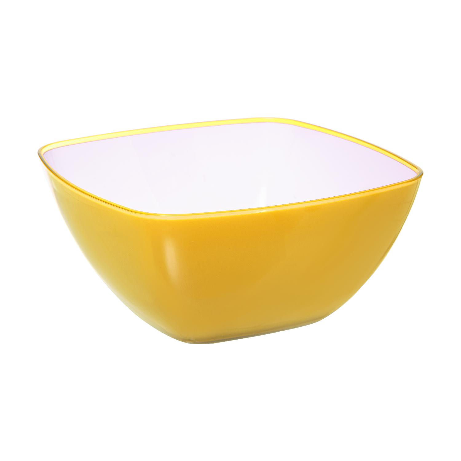 5فايف سيمبلي سمارت وعاء سلطة مربع، 19 سم، أصفر 150010G