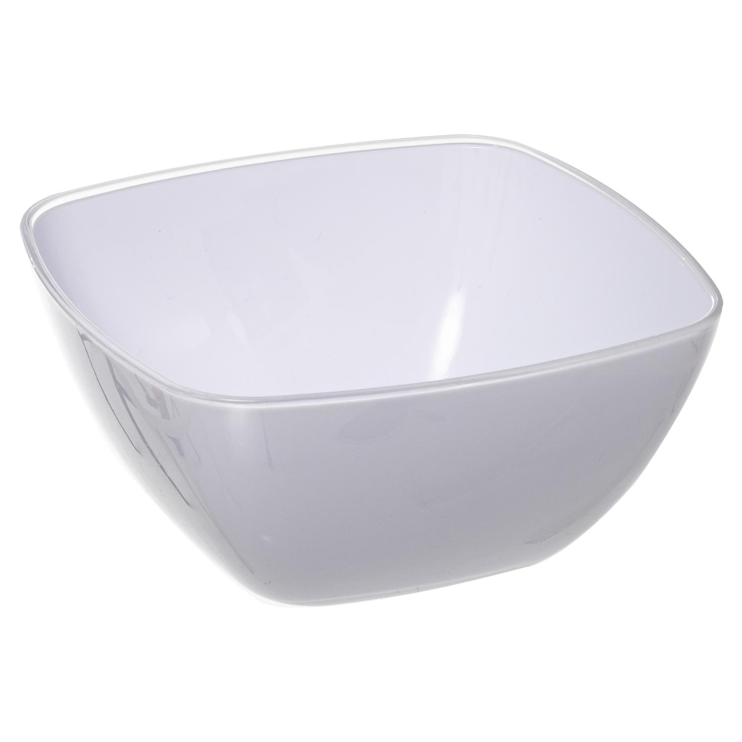 5Five Simply Smart Square Salad Bowl, 25 cm, White 150011H