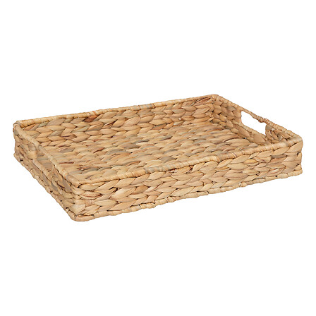 5Five Simply Smart Harmony Tray, 45 x 32 cm, Hyacinth/Steel, Beige Color 189952